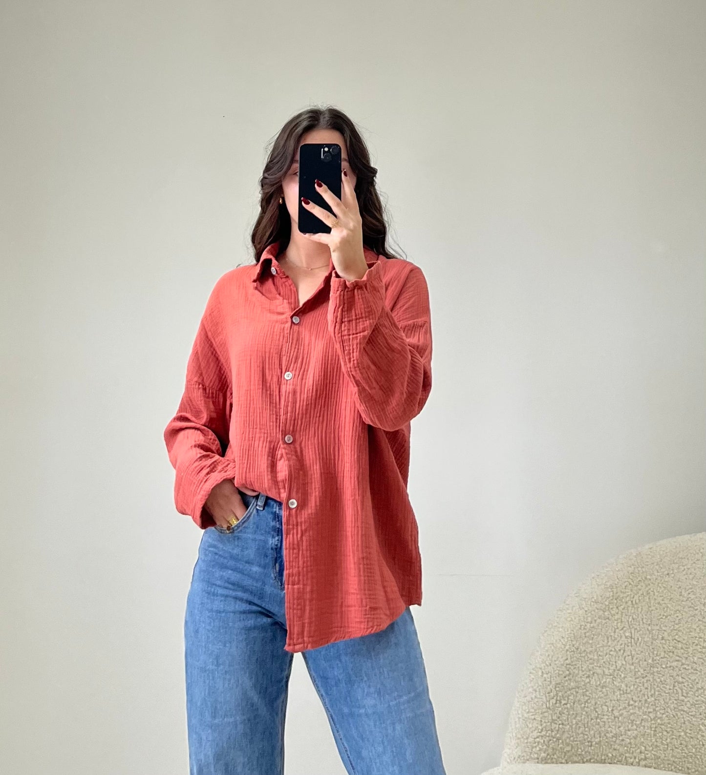 Chemise Fleur de Coton - Rose