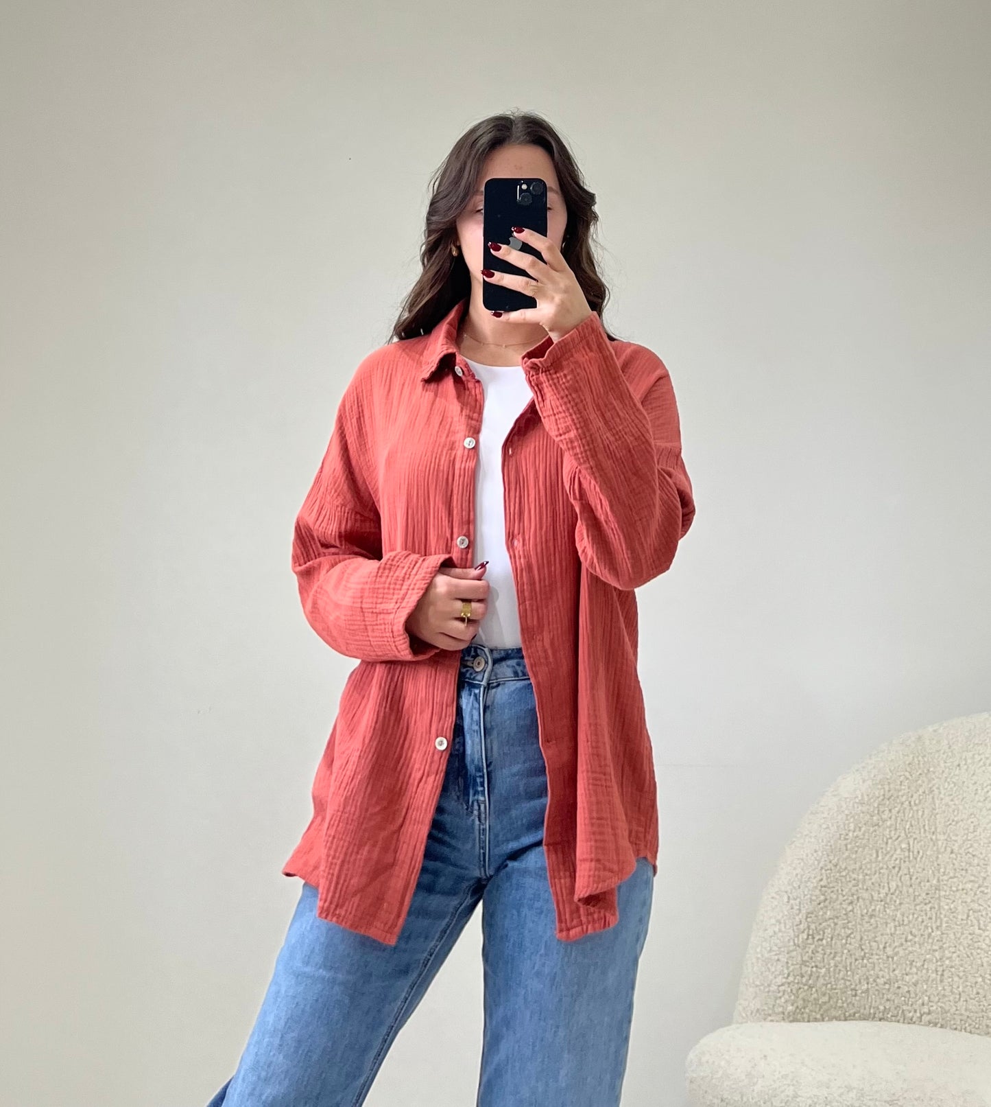 Chemise Fleur de Coton - Rose