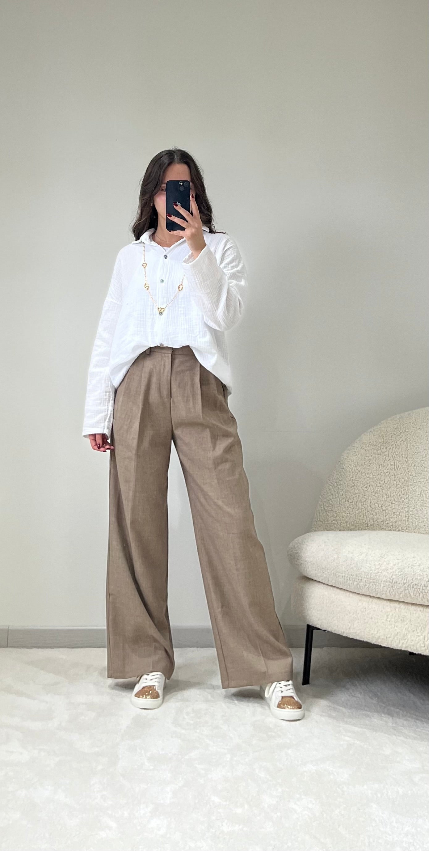 Chemise Fleur de Coton - Blanche