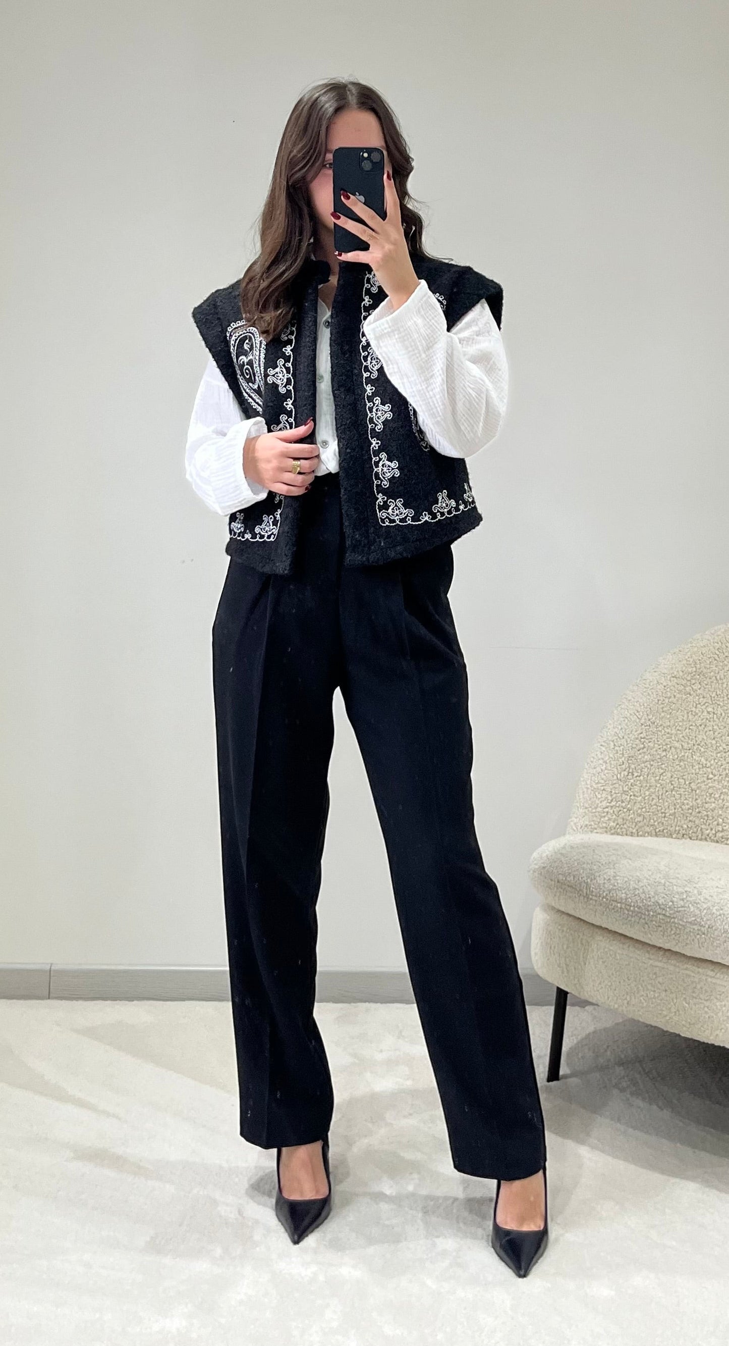 Veste  Bleuet - Noir