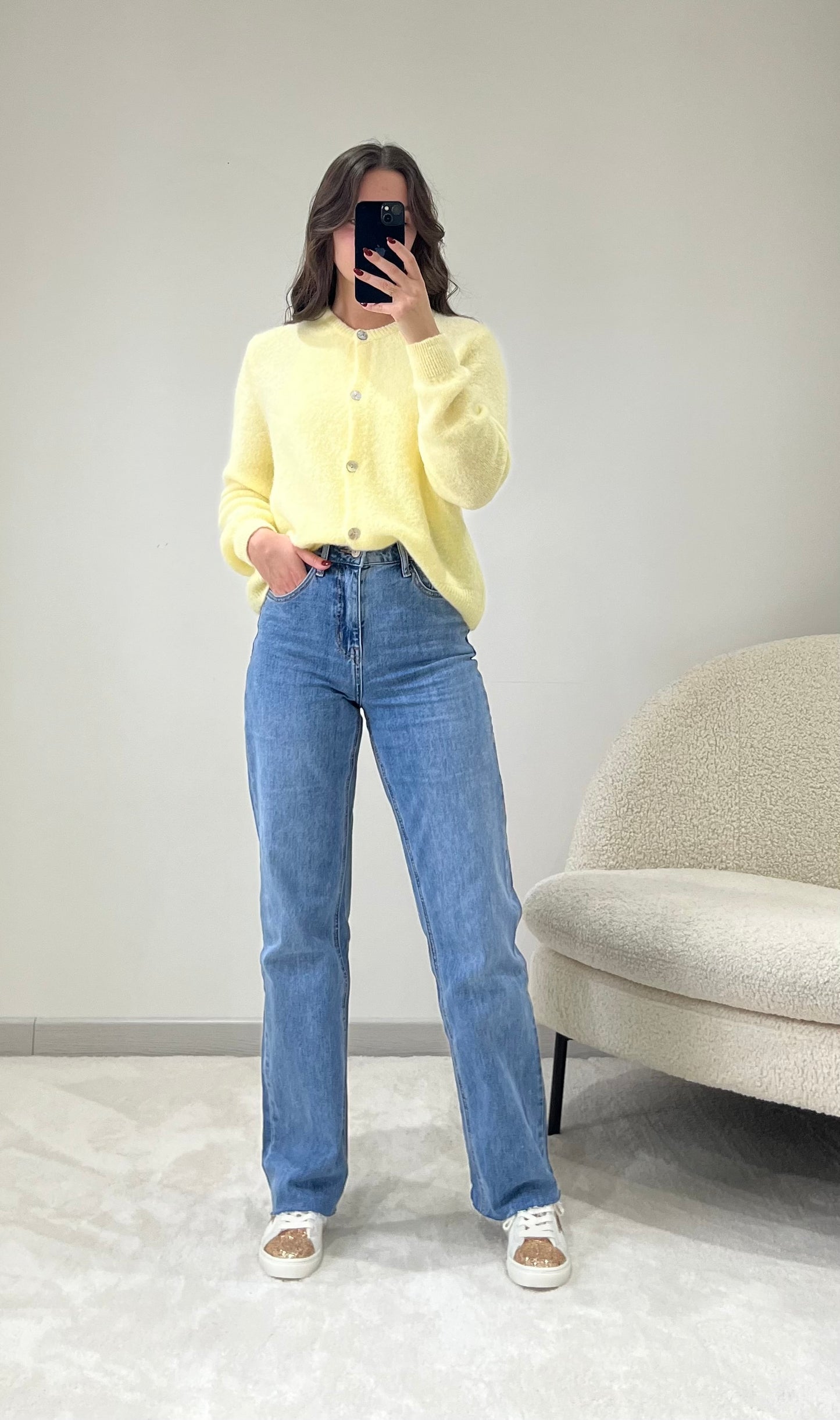 Gilet Marguerite - Jaune
