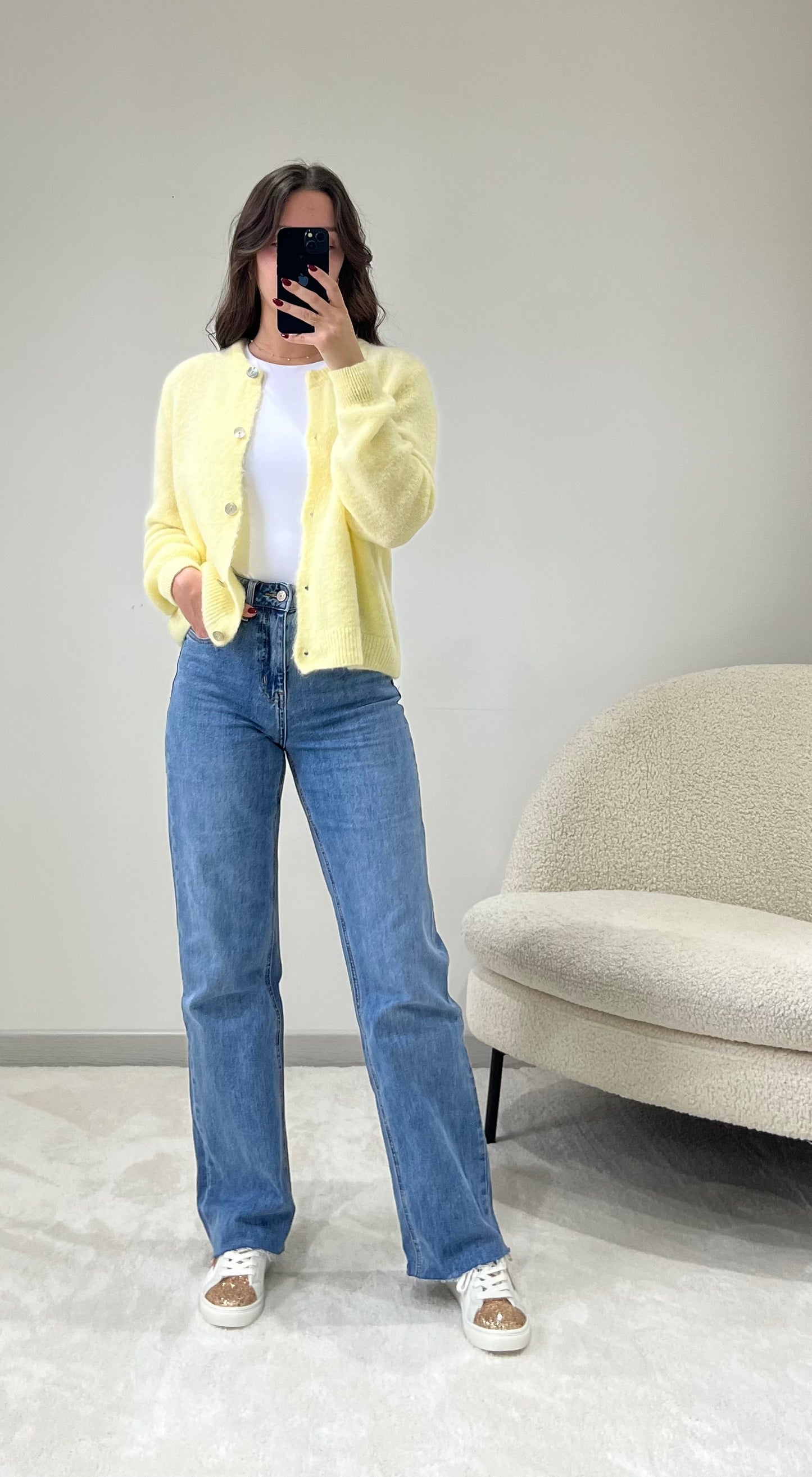 Gilet Marguerite - Jaune